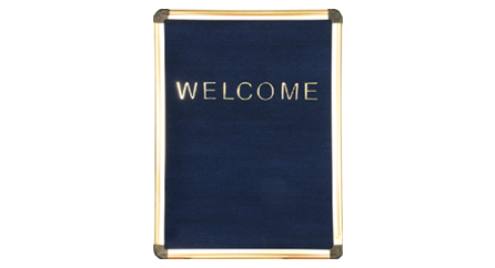 Welcome Board Stand
